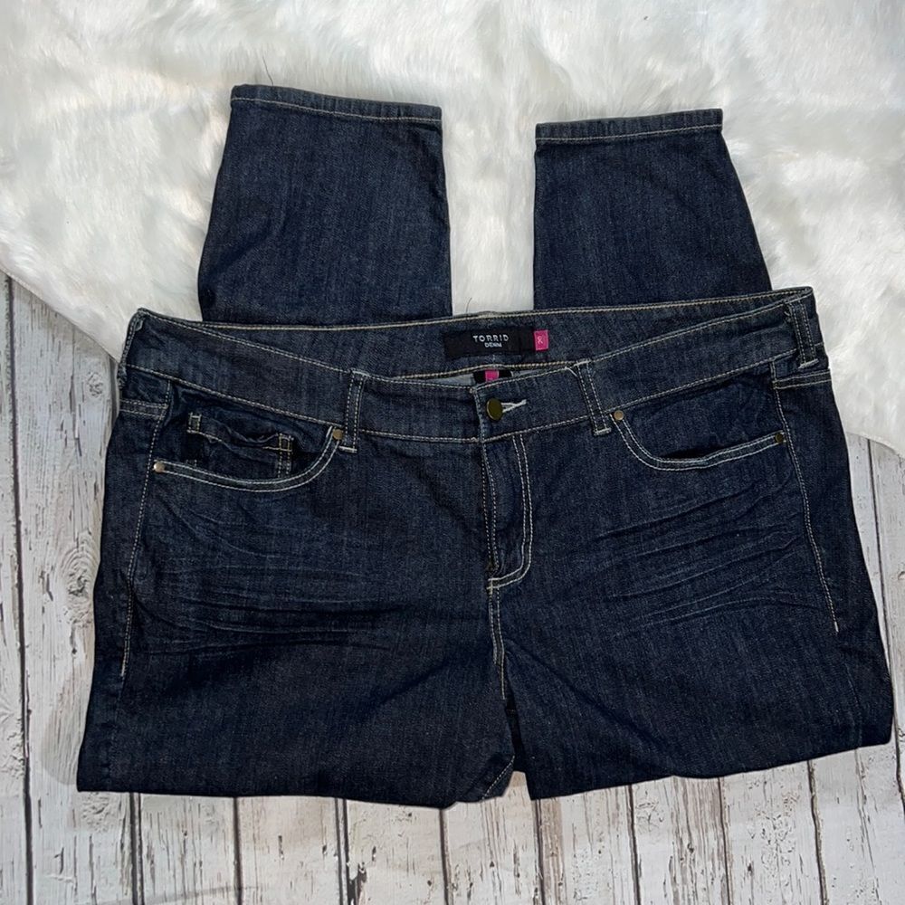Torrid Dark Denim Wash Skinny Jeans